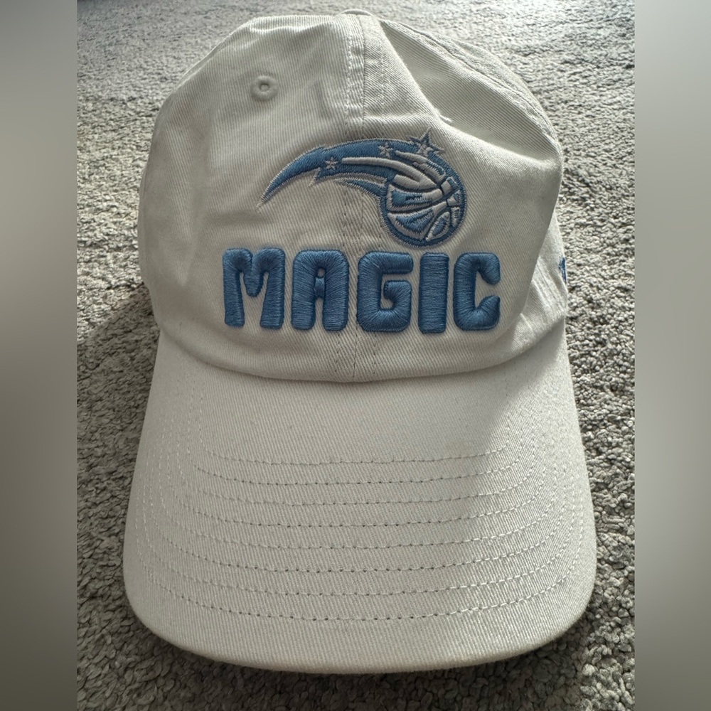 ’47 Women’s Orlando Magic Luminence Clean Up Adjustable Hat, White, New w/o Tags